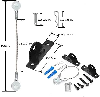 Furniture Anchors Anti-Tip Kit (6 Pack)- Furniture Straps for Baby Proofing, Secure 400 lbs Cabinet Prevent Falling Prevention Strap, Wall Anchor ...